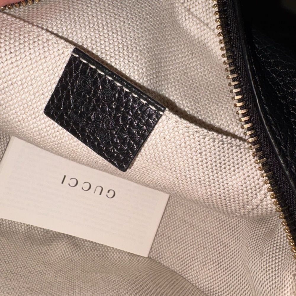 Brand new Gucci Black Leather Crossbody Bag comes with dustbag and box - Picture 10 of 13